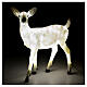 Christmas LED light, fawn standing, 70x55x20 cm, OUTDOOR s1