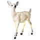 Christmas LED light, fawn standing, 70x55x20 cm, OUTDOOR s4