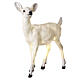Cerbiatto in piedi luce Natale LED 70x55x20 cm esterno s5