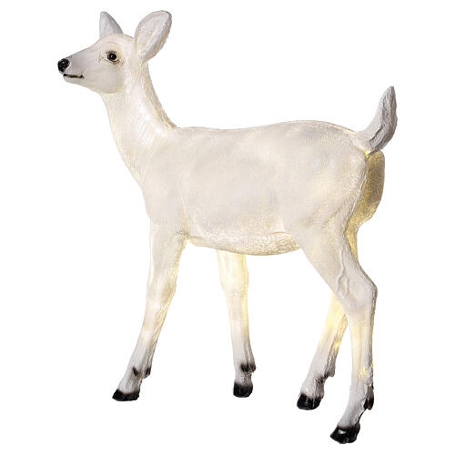 LED Fawn standing Christmas decoration 70x55x20 cm outdoor 5