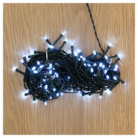 Christmas lights, 100 cold white LEDs, 10 m, light shows, timer, indoor/outdoor