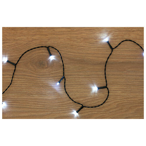 Christmas lights, 100 cold white LEDs, 10 m, light shows, timer, indoor/outdoor 3