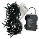 Christmas lights, 100 cold white LEDs, 10 m, light shows, timer, indoor/outdoor s4