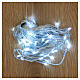 Cortina de estalactites luminosas 64 LEDs branco frio efeitos luminosos 3 m INT/EXT s2
