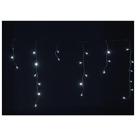 String light curtain 64 LEDs cold white light games 3 indoor outdoor