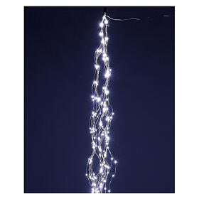 Kurtyna świetlna, 200 białych LED na przewodach miedzianych, długość 2 m