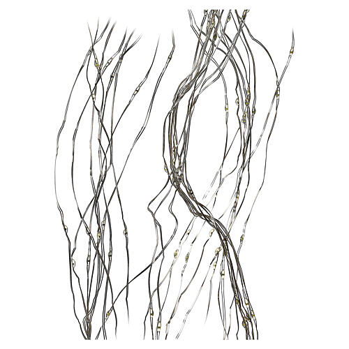 Kurtyna świetlna, 200 białych LED na przewodach miedzianych, długość 2 m 6