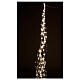 Warm white LED waterfall, 200 lights, 2 m, indoor/outdoor s1