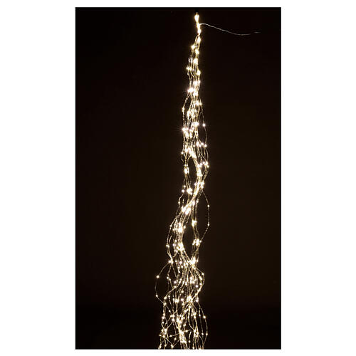 LED String lights waterfall warm white 2m transformer indoor outdoor 1