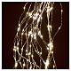 Warm white LED waterfall, 450 lights, 2.5 m, indoor/outdoor s3
