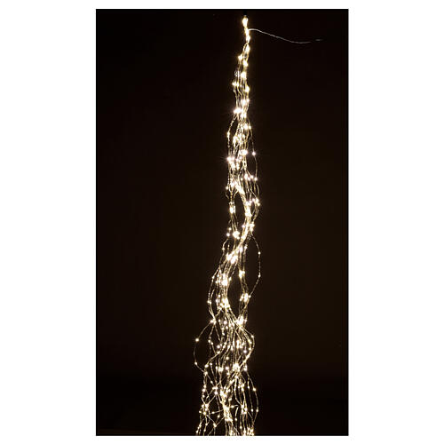 LED waterfall string lights warm white 450 lights 2.5 transformer indoor outdoor 1