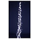Cold white LED waterfall, 450 lights, 2.5 m, indoor/outdoor s1