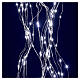 Cold white LED waterfall, 450 lights, 2.5 m, indoor/outdoor s3