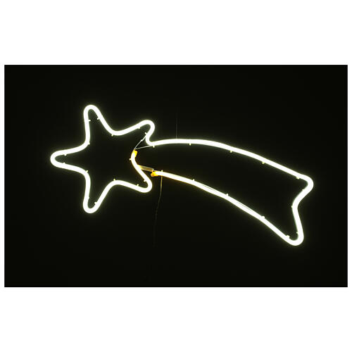 Flex comet, two-sided white neon, 240 LED, indoor/outdoor 1