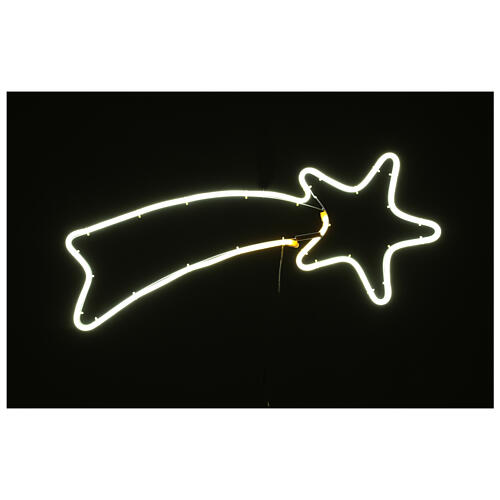 Flex comet, two-sided white neon, 240 LED, indoor/outdoor 3