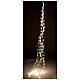 Warm white LED waterfall,700 lights, 2.5 m, indoor/outdoor s1