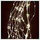 Warm white LED waterfall,700 lights, 2.5 m, indoor/outdoor s3