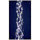 Cold white LED waterfall,700 lights, 2.5 m, indoor/outdoor s4