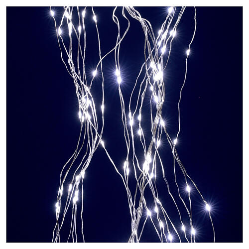 Waterfall LED lights 700 warm white 2.5 m transformer indoor outdoor 3