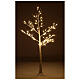 Árvore de Natal estilizada 150 cm 72 LEDs branco quente INT/EXT s1
