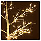 Árvore de Natal estilizada 150 cm 72 LEDs branco quente INT/EXT s3