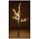 Árvore de Natal estilizada 150 cm 72 LEDs branco quente INT/EXT s4