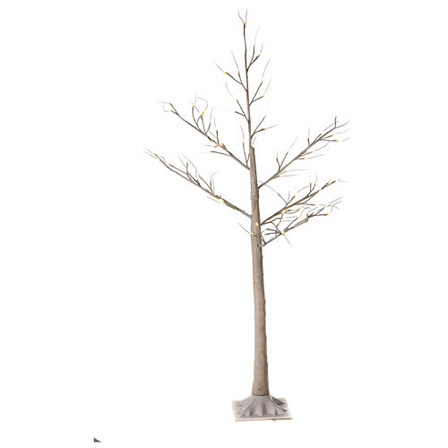Birch tree stylized 150 cm 72 LEDs warm white indoor outdoor 5
