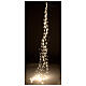 Cascata luminosa 4 m 1200 led bianco caldo trasformatore int est s1