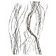 Cascata luminosa 4 m 1200 led bianco caldo trasformatore int est s6