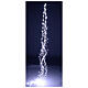 Cold white LED waterfall,1200 lights, 4 m, indoor/outdoor s1