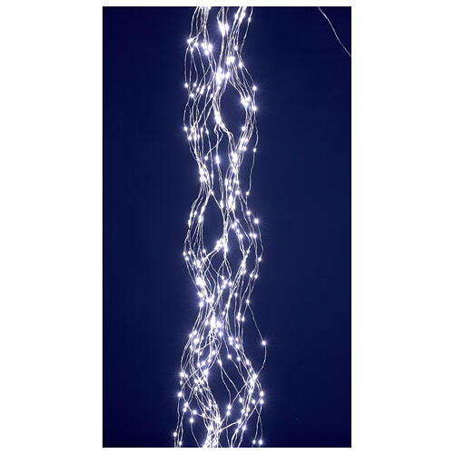 Cold white LED waterfall,1200 lights, indoor/outdoor, 13 ft 4