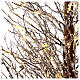 Albero Twig 150 cm 70 led particolari bianchi Natale interno s4