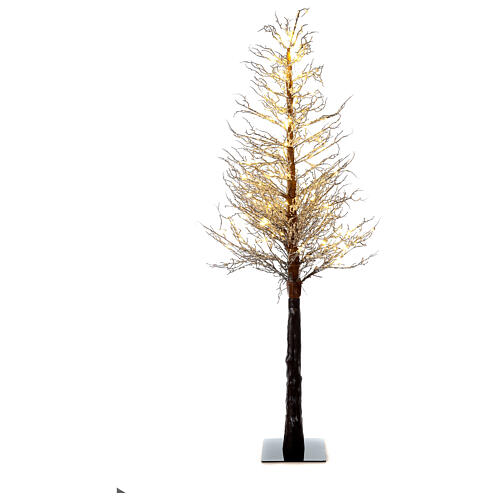 Albero Twig 180 cm 100 led bianco base quadrata interno 4