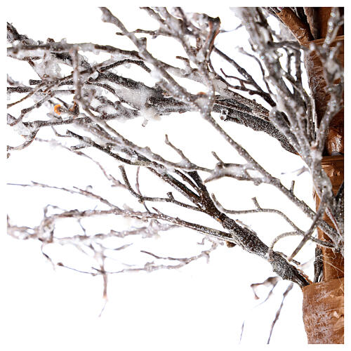 Albero Twig 180 cm 100 led bianco base quadrata interno 6