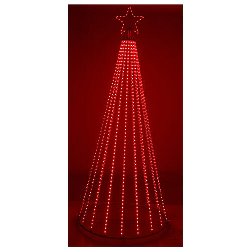 RGB video tapelight tree, 240 cm, remote, 1036 LEDs, indoor/outdoor 5
