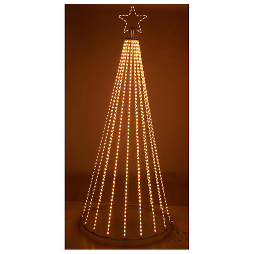 RGB video tapelight tree, 240 cm, remote, 1036 LEDs, indoor/outdoor 6