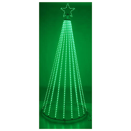 RGB video tapelight tree, 240 cm, remote, 1036 LEDs, indoor/outdoor 7