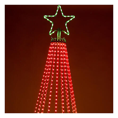 LED Christmas tree rainbow tape light RGB 240 cm remote 1036 LEDS indoor outdoor 2