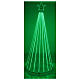 LED Christmas tree rainbow tape light RGB 240 cm remote 1036 LEDS indoor outdoor s7