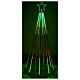 LED Christmas tree rainbow tape light RGB 240 cm remote 1036 LEDS indoor outdoor s9