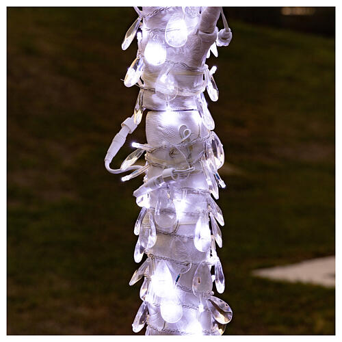 Christbaumbogen mit Lichtern für Draußen, 250x300 cm 6
