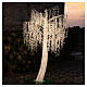 Tree illuminated by warm white LED lights, 240 cm, outdoor s3
