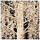 Tree illuminated by warm white LED lights, 240 cm, outdoor s4