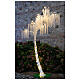 LED light tree, arc-shaped, pale white, h 260 cm, outdoor s2