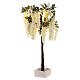 White flowering tree illuminated by 42 LEDs 120x50x50 cm outdoor s4