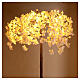 Albero illuminato fiorito rosa 144 LED 210x120x120 cm esterno s4
