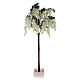 White flowering tree illuminated by 96 LEDs for outdoor 200x90x90 cm s5