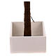 Albero illuminato fiorito bianco 96 LED 200x90x90 cm esterno s7