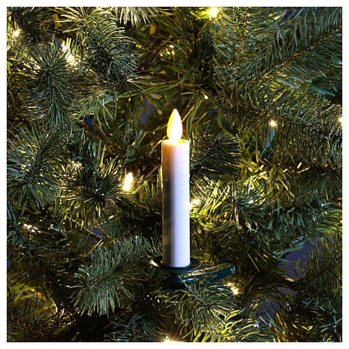 Candele LED per albero Natale con telecomando set 10 3