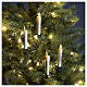 Candele LED per albero Natale con telecomando set 10 s1